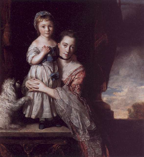 The Countess Spencer with her Daughter Georgina